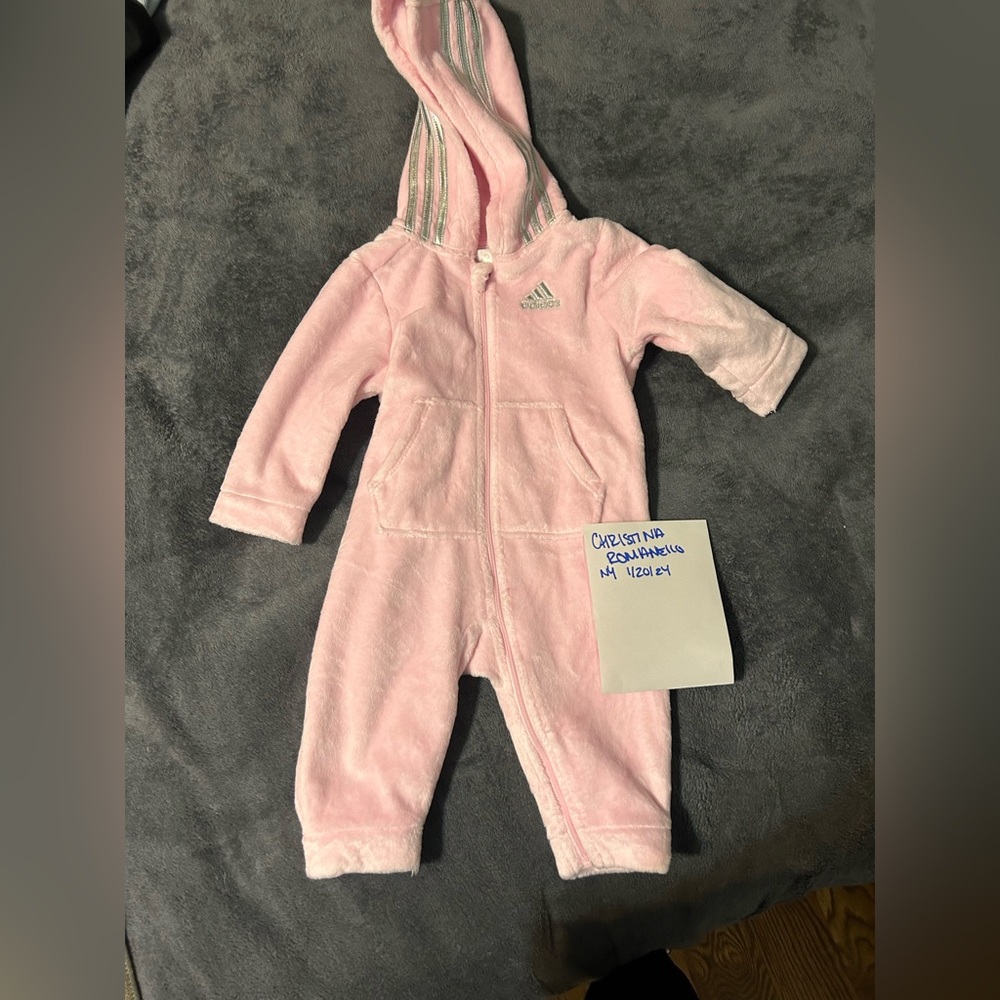 EUC ADIDAS 3-6 month one piece